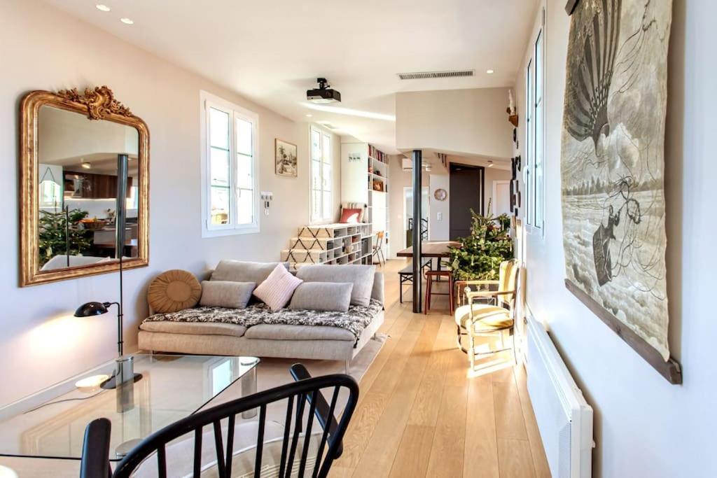 #9 Opera'S Duplex Panoramic Sea View Terrace & Ac 1Min To Beach Nice Exteriör bild