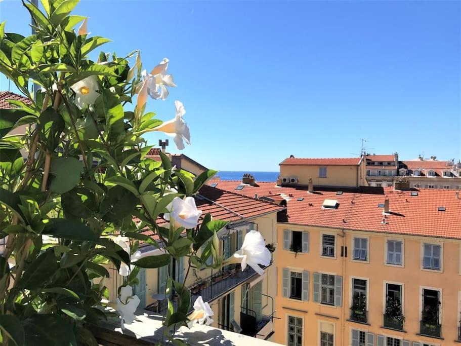#9 Opera'S Duplex Panoramic Sea View Terrace & Ac 1Min To Beach Nice Exteriör bild