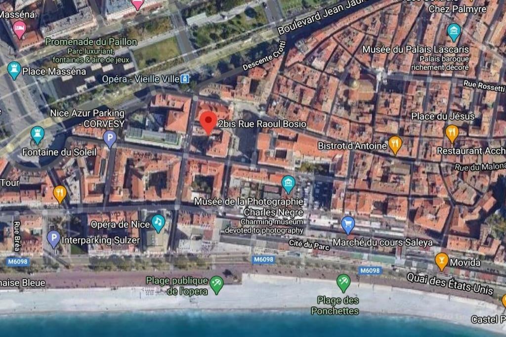 #9 Opera'S Duplex Panoramic Sea View Terrace & Ac 1Min To Beach Nice Exteriör bild