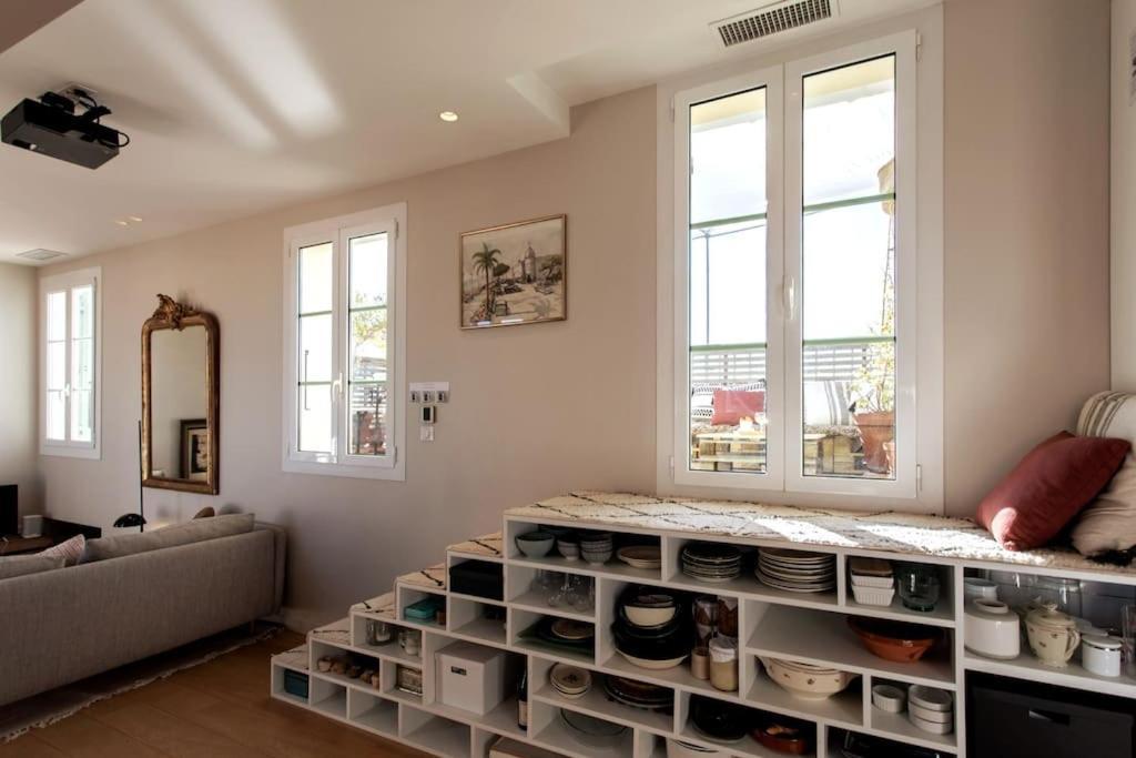 #9 Opera'S Duplex Panoramic Sea View Terrace & Ac 1Min To Beach Nice Exteriör bild